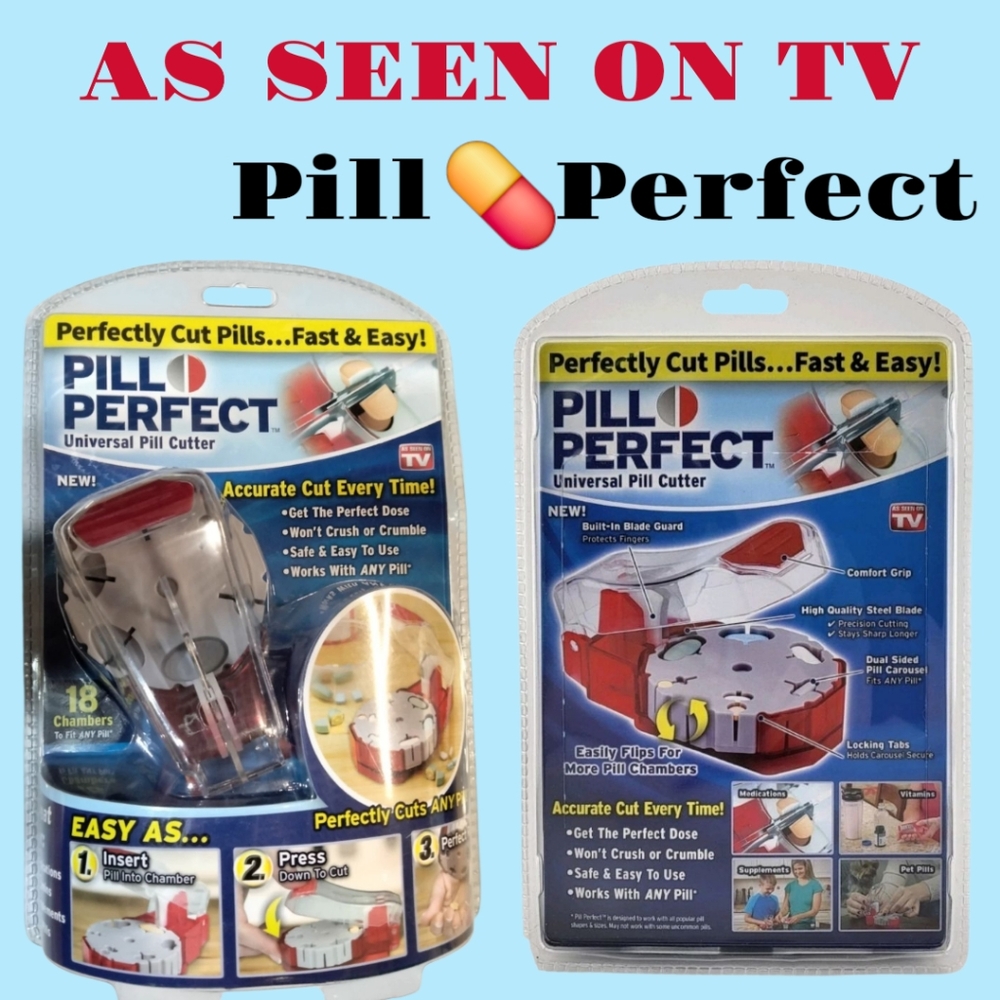 Pill Perfect Universal Pill Cutter As Seen On TV !! New